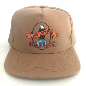 Vintage Harley Davidson Hat Cap Snapback Biker NOS
